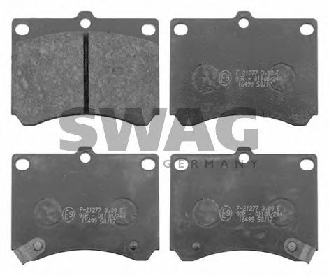 83 91 6499 SWAG Brake Pad Set, disc brake