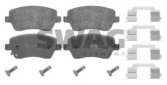 84 91 6649 SWAG Brake Pad Set, disc brake