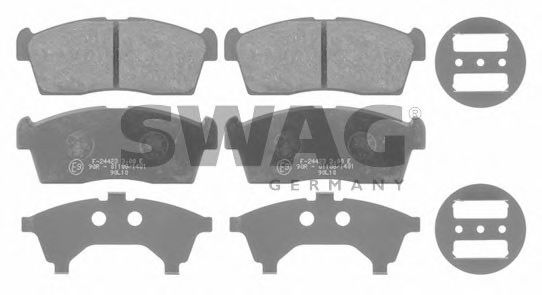 84 91 6740 SWAG Brake System Brake Pad Set, disc brake