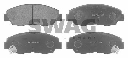 85 91 6296 SWAG Brake Pad Set, disc brake