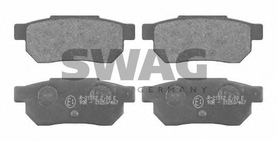 85 91 6309 SWAG Brake Pad Set, disc brake