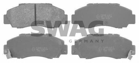 85 91 6551 SWAG Brake Pad Set, disc brake