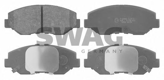 85 91 6552 SWAG Brake Pad Set, disc brake