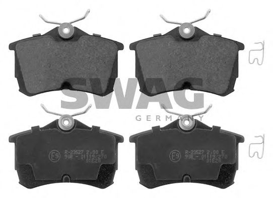 85 91 6790 SWAG Brake Pad Set, disc brake