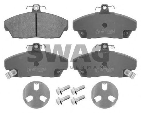 85 91 6800 SWAG Brake Pad Set, disc brake