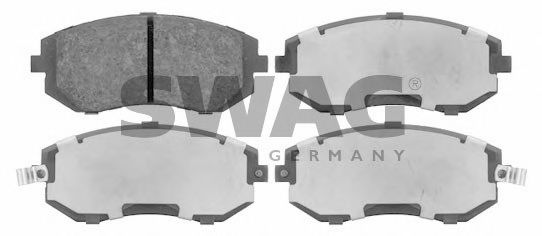 87 91 6643 SWAG Brake Pad Set, disc brake