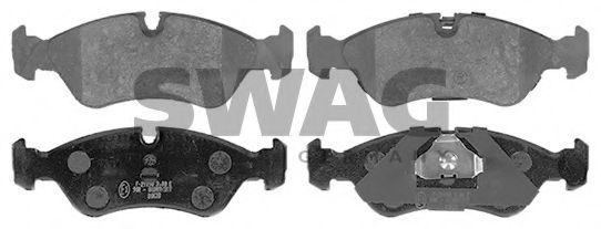 89 91 6339 SWAG Brake Pad Set, disc brake