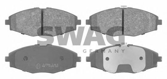 89 91 6341 SWAG Brake Pad Set, disc brake
