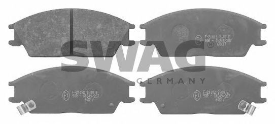 90 91 6542 SWAG Brake Pad Set, disc brake