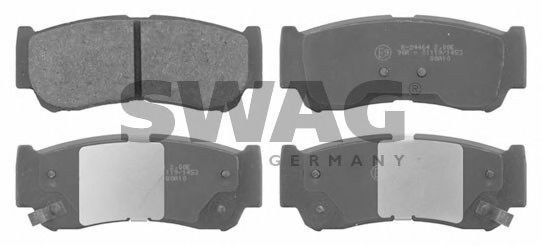 90916668 SWAG Brake Pad Set, disc brake