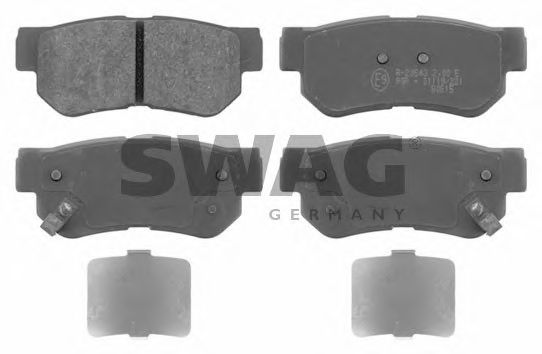 90 91 6675 SWAG Brake Pad Set, disc brake