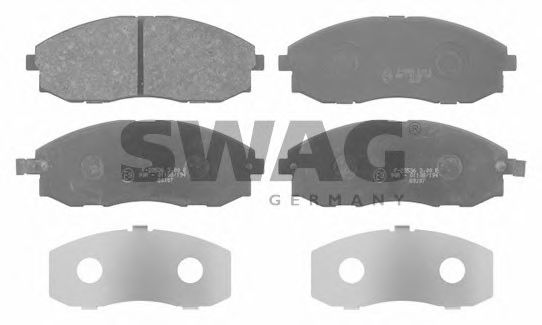 90 91 6680 SWAG Brake Pad Set, disc brake