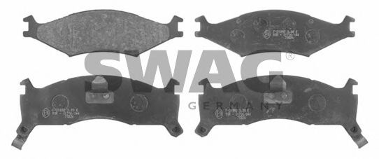 91 91 6558 SWAG Brake Pad Set, disc brake