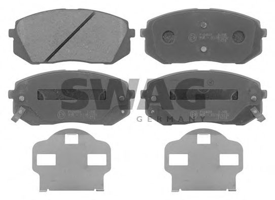 91 91 6816 SWAG Brake System Brake Pad Set, disc brake