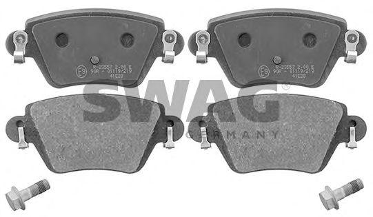 99 11 6080 SWAG Brake Pad Set, disc brake