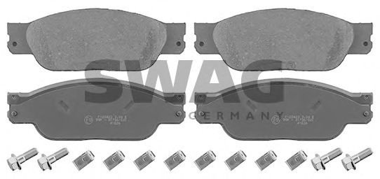 99 11 6088 SWAG Bremsbelagsatz, Scheibenbremse