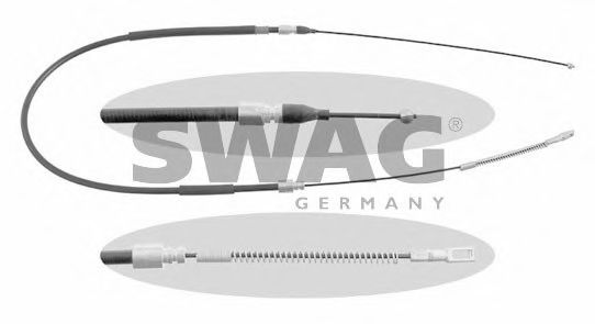 99 90 1657 SWAG Cable, parking brake