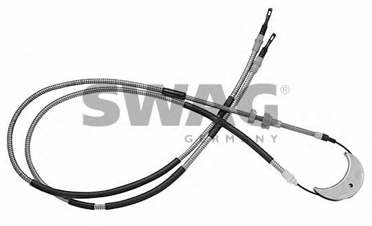 99 90 6168 SWAG Cable, parking brake