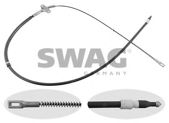 99 91 0594 SWAG Cable, parking brake