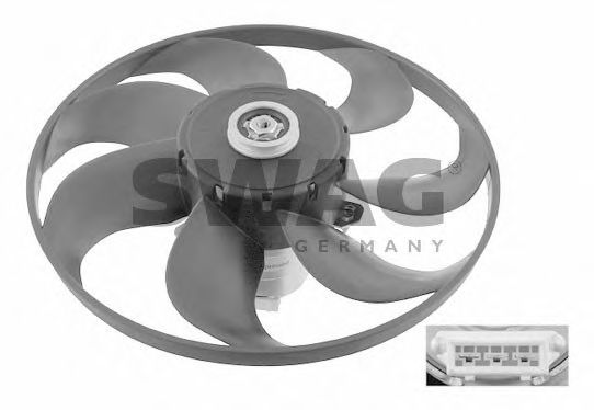 99 91 4848 SWAG Cooling System Fan, radiator