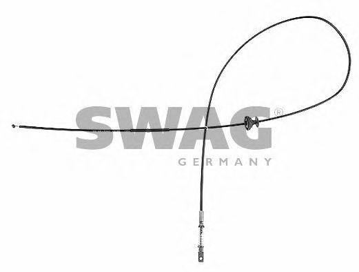 99 91 5871 SWAG Body Bonnet Cable