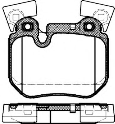 21373.00 ROADHOUSE Brake System Brake Pad Set, disc brake