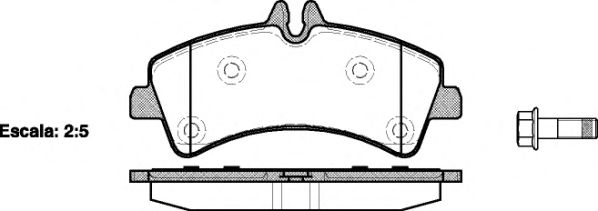 21247.00 ROADHOUSE Brake System Brake Pad Set, disc brake