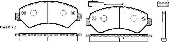 21275.01 ROADHOUSE Brake System Brake Pad Set, disc brake
