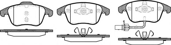 21219.11 ROADHOUSE Brake System Brake Pad Set, disc brake