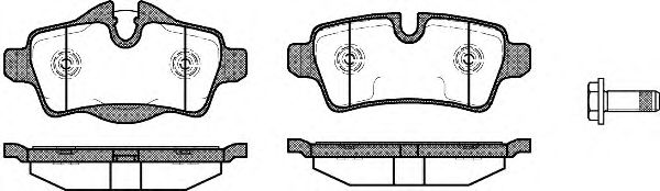 21344.00 ROADHOUSE Brake System Brake Pad Set, disc brake