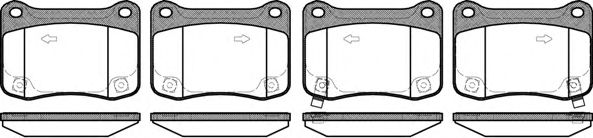 21353.02 ROADHOUSE Brake System Brake Pad Set, disc brake