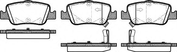 21356.02 ROADHOUSE Brake System Brake Pad Set, disc brake