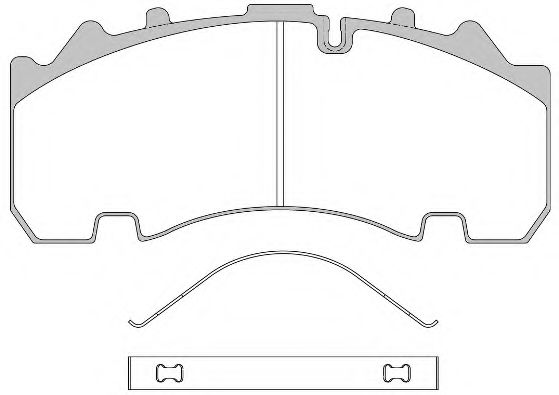 JSX 21554.00 ROADHOUSE Brake Pad Set, disc brake