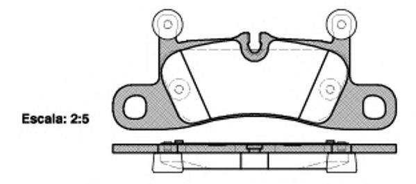 21379.10 ROADHOUSE Brake Pad Set, disc brake