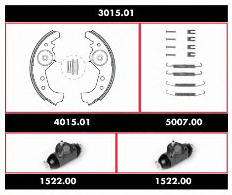 3015.01 ROADHOUSE Wheel Bearing Kit