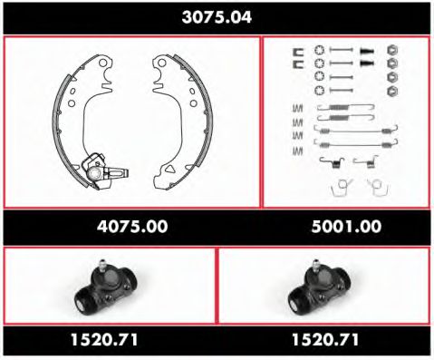 3075.04 ROADHOUSE Brake System Wheel Brake Cylinder