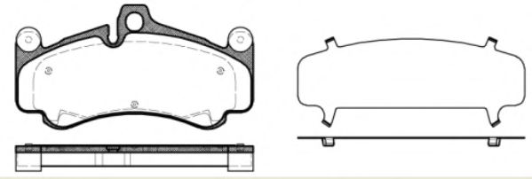 21066.30 ROADHOUSE Brake System Brake Pad Set, disc brake