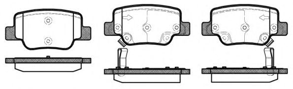 21452.02 ROADHOUSE Brake Pad Set, disc brake