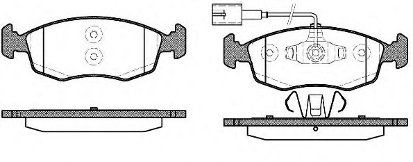 2172.52 ROADHOUSE Brake System Brake Pad Set, disc brake