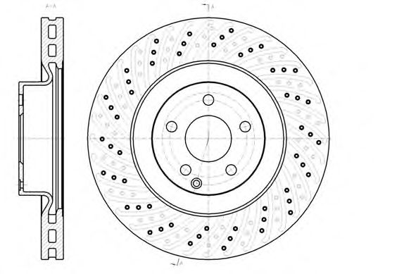 61186.10 ROADHOUSE Тормозная система Тормозной диск