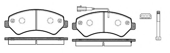 21275.12 ROADHOUSE Brake System Brake Pad Set, disc brake