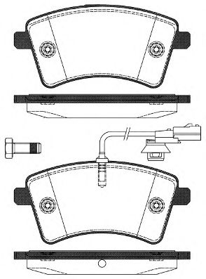 21351.01 ROADHOUSE Brake System Brake Pad Set, disc brake