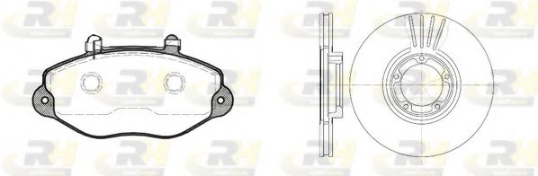 8392.01 ROADHOUSE Brake System Brake Pad Set, disc brake