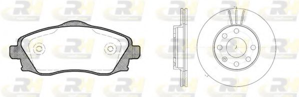 8774.01 ROADHOUSE Brake System Brake Pad Set, disc brake