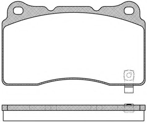 2666.04 ROADHOUSE Brake Pad Set, disc brake