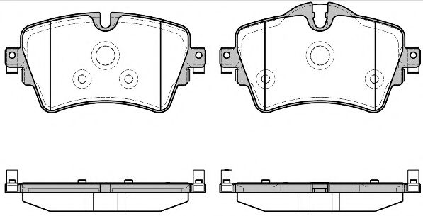 21599.08 ROADHOUSE Brake System Brake Pad Set, disc brake