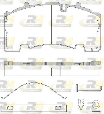 JSX 21555.80 ROADHOUSE Brake System Brake Pad Set, disc brake