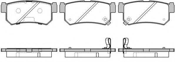 2746.42 ROADHOUSE Brake System Brake Pad Set, disc brake