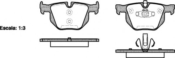 0381.70 REMSA Brake System Brake Pad Set, disc brake