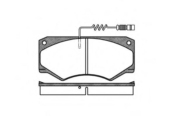 0047.14 REMSA Brake System Brake Pad Set, disc brake